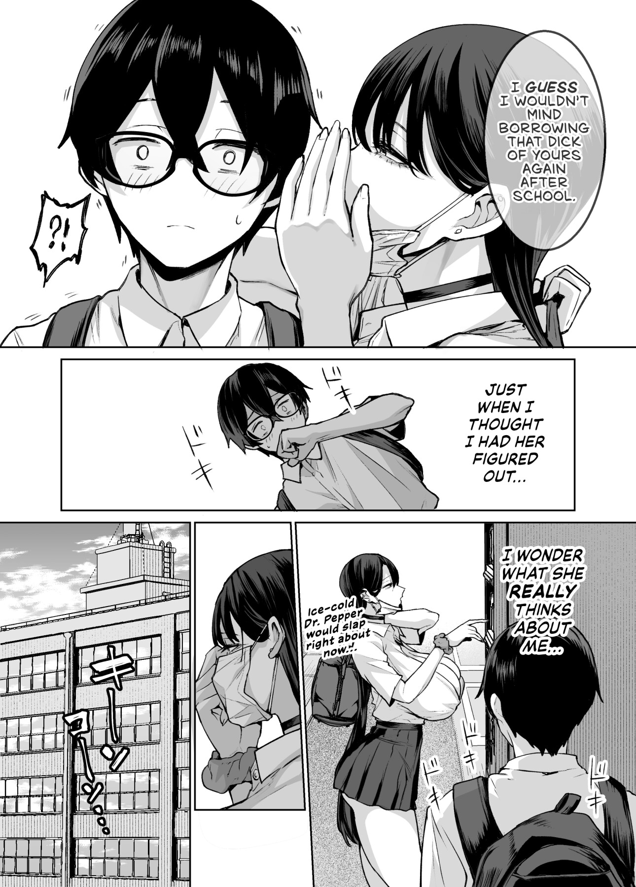 Hentai Manga Comic-Kind Gyaru x Nerdy Otaku: This Bitch Even Let a Geek Like Me Creampie Her Slutty Pussy! 2-Read-10